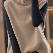 Pauline Ashcombe | Sleeveless High-Neck Vest For Women