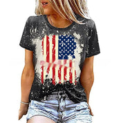 Jade Whitmore | American Flag Graphic T-Shirt For Women