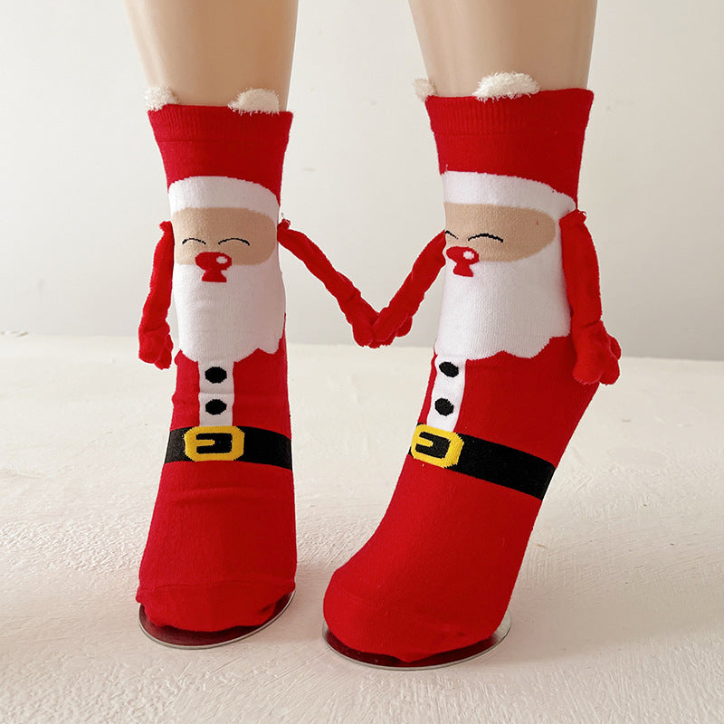 Margaux Rivière | Magnetic Hand-Holding Christmas Socks Unisex & Couples