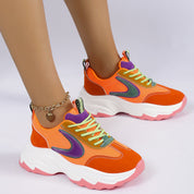 Natasha Verlaine | Mixed-Color Chunky Sneakers For Women