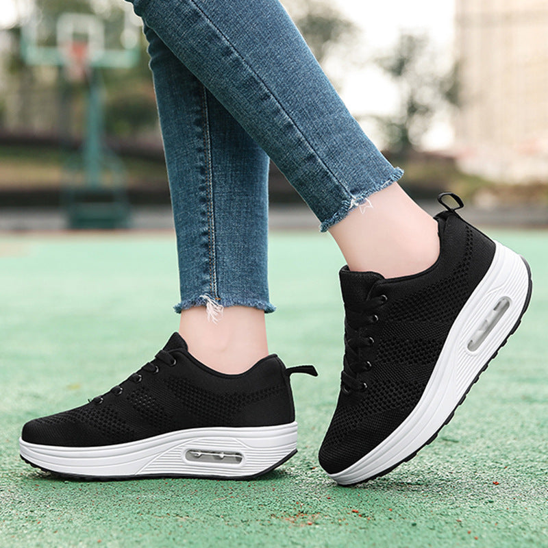 Nadia Fontenoy | Platform Air Cushion Sneakers For Women