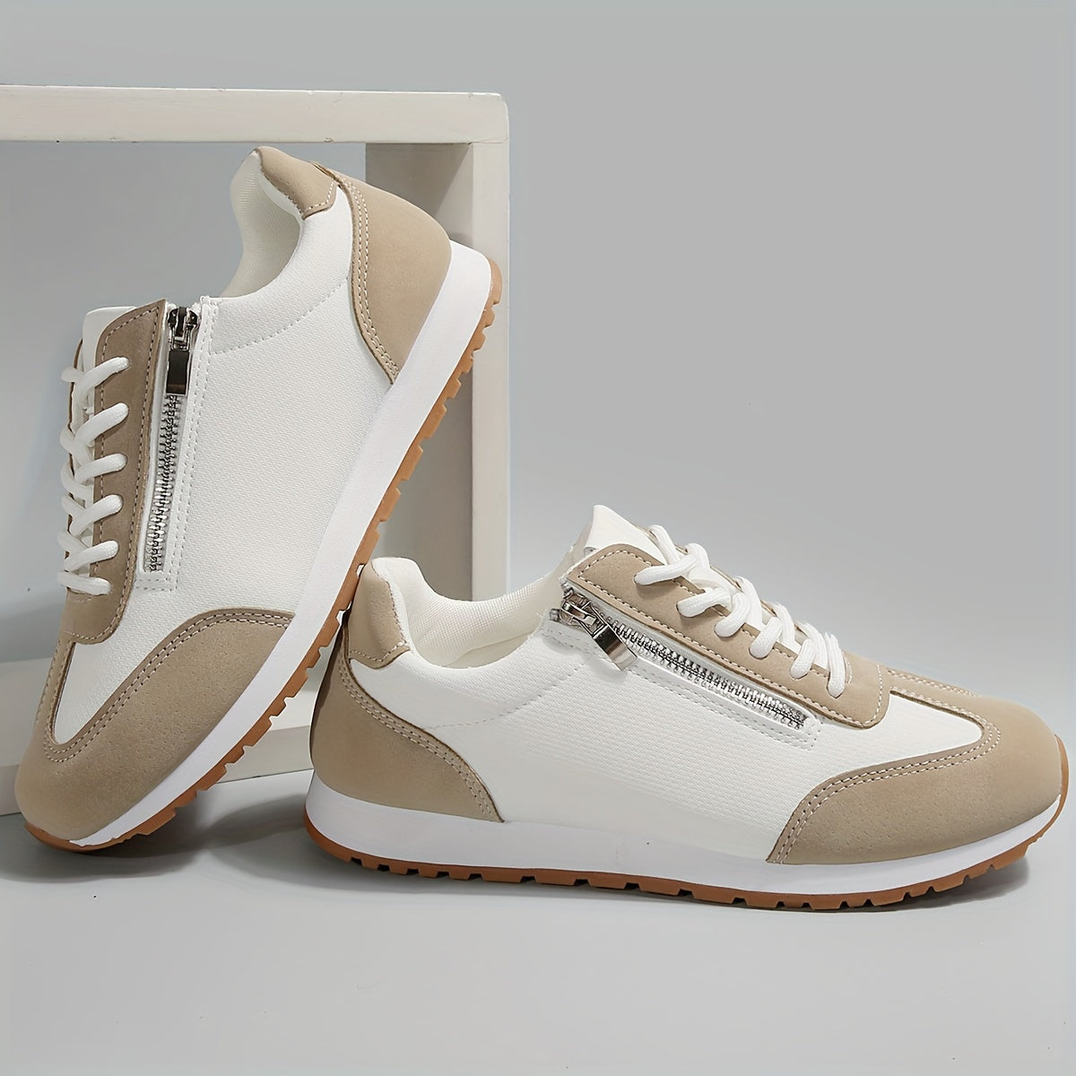 Elara Vincourt | Cadiz Orthopedic Lace-Up Sneakers For Women