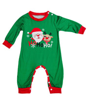 Cozy Noel | Green Santa Print Christmas Pyjamas Unisex & Family