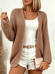 Mireille Ashcombe | Chunky Knit Open-Front Cardigan For Women