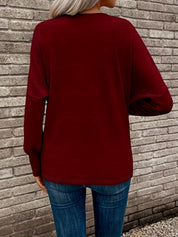 Roxane Chevalier | Cowl Neck Long Sleeve Top For Women