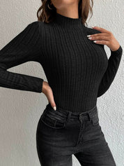 Anaelle Sorbier | Ribbed Half Turtleneck Sweater For Women