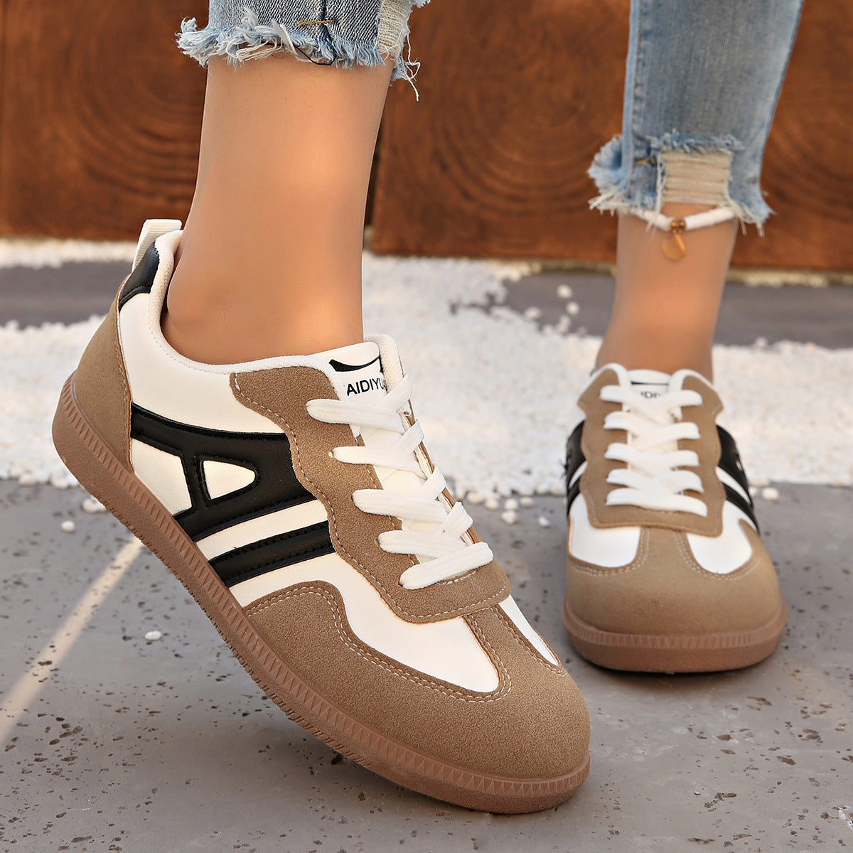 Colette Ashworth | Retro Color Block Sneakers For Women