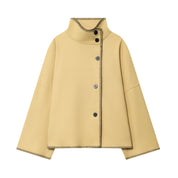 Celine Rambert | Turtleneck Oversized Coat For Women