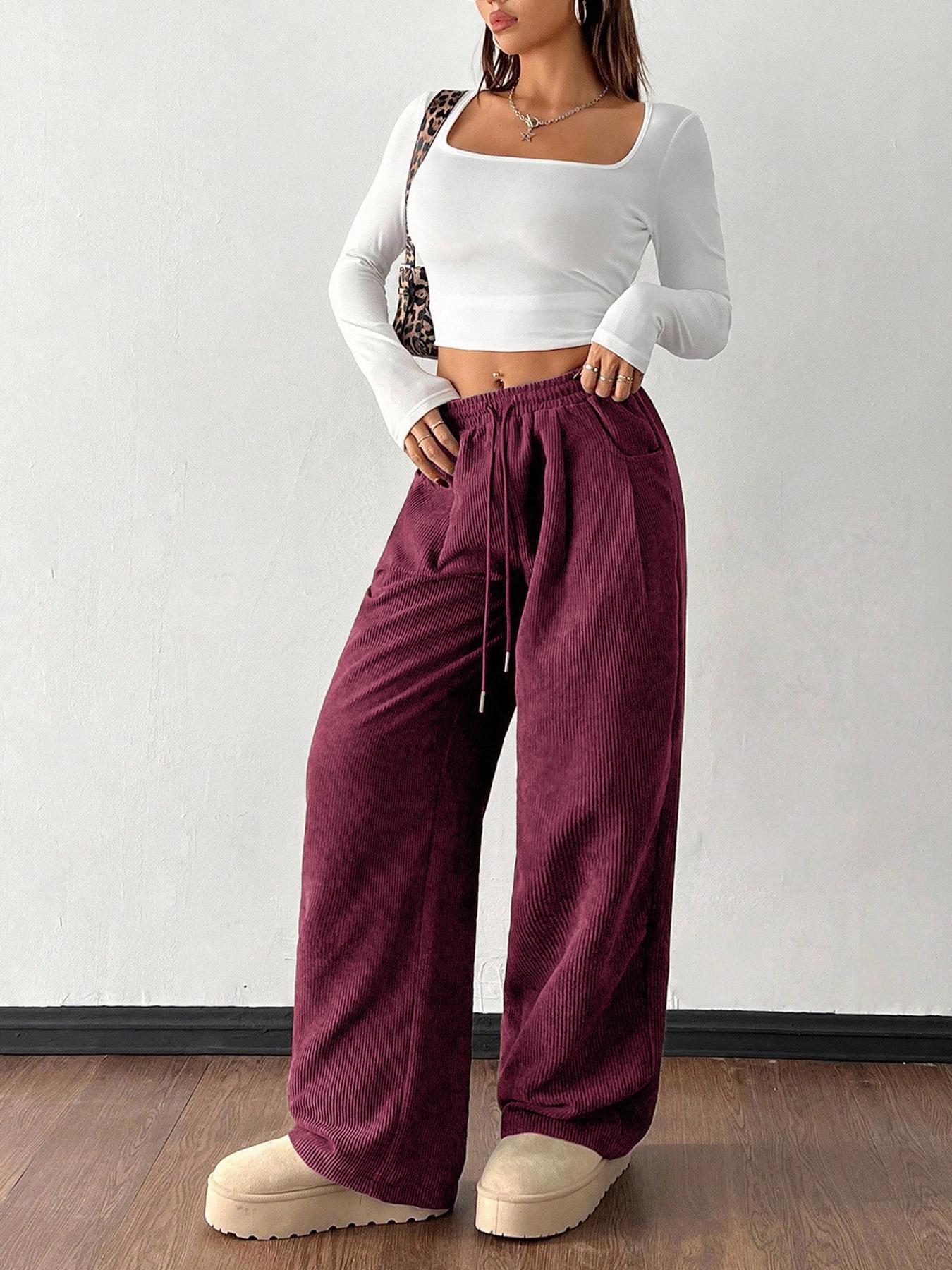 Selene Aubertin | Corduroy Wide-Leg Pants For Women