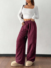 Selene Aubertin | Corduroy Wide-Leg Pants For Women