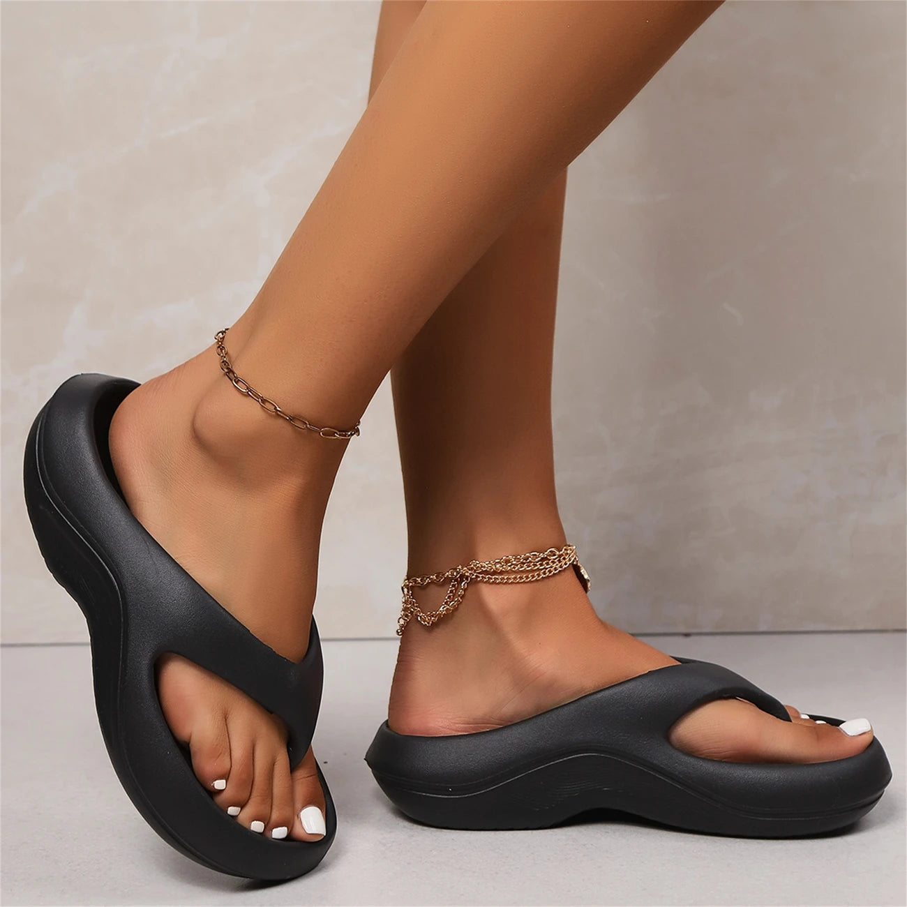 Bianca Trentville | Platform Flip Flop Sandals For Women