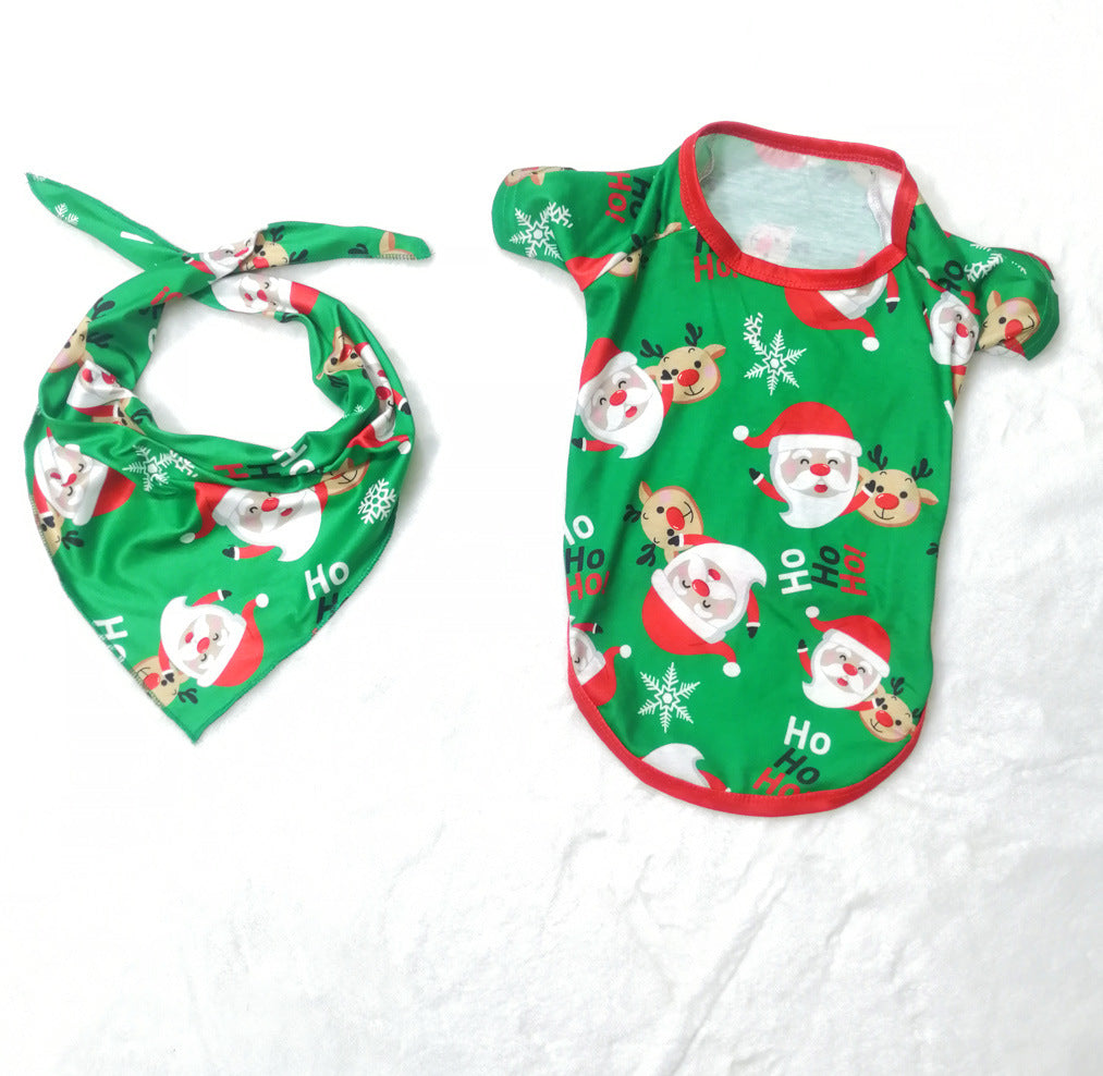 Cozy Noel | Green Santa Print Christmas Pyjamas Unisex & Family