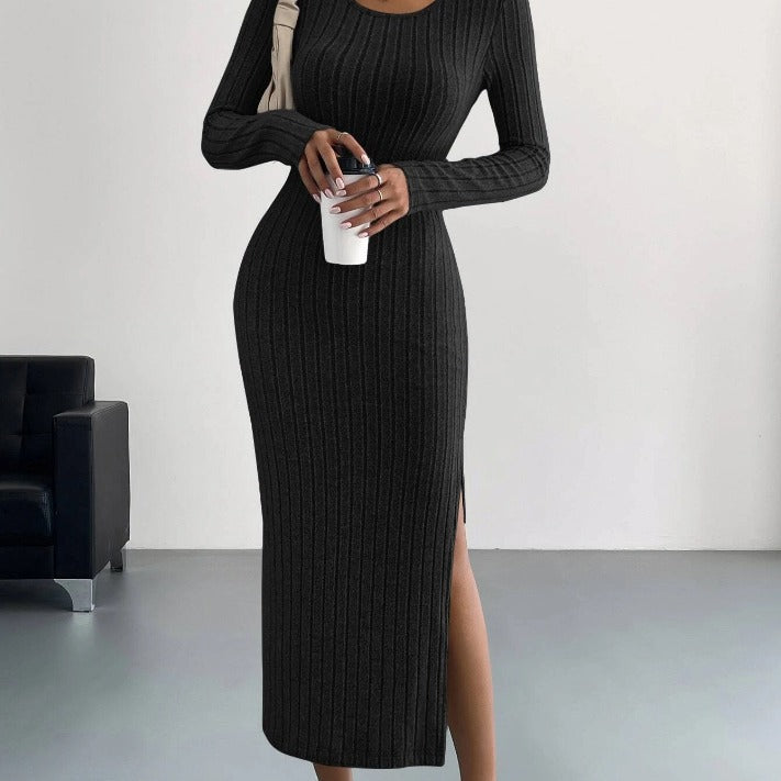 Beatrice Lombardi | Ribbed Knit Maxi Dress For Women