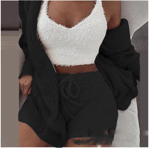 Rosette Linford | 3-Piece Fluffy Loungewear Set For Women