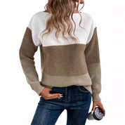 Stefania Bianchi | Colorblock Knit Sweater For Women