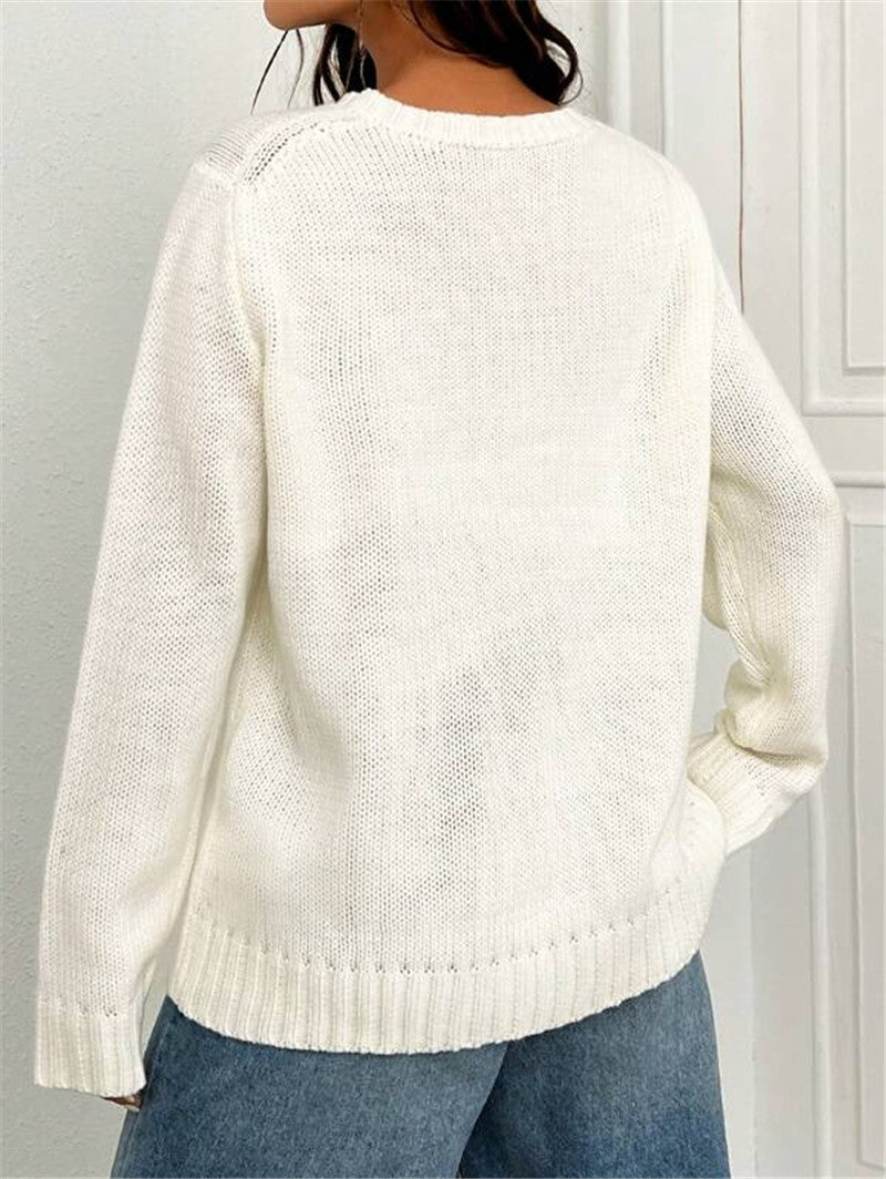 Payton Holbrook | American Flag Knit Sweater For Women