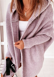 Lila Montrachet | Oversized Hooded Cardigan Sweater For Women
