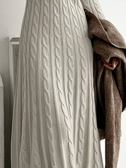 Lucinda Woodcroft | Cable-Knit Maxi Dress For Women