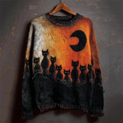 Julien Beaumont | Halloween Pumpkin Print Unisex Sweater