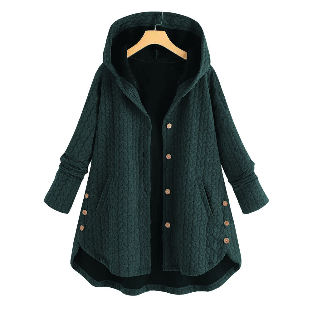 Eloise Bertrand | Quilted Hooded Long Parka For Women