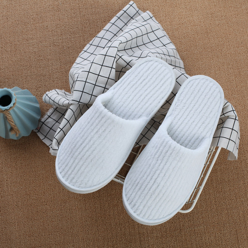 Lucas Bardot | Coral Fleece Hotel Slippers For Unisex