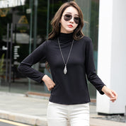 Valentina Rossetti | Fleece-Lined Turtleneck Top For Women