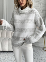 Amandine Chevrier | Striped Turtleneck Sweater For Women