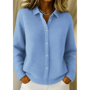 Claire Belmont | Button-Up Knit Cardigan Sweater For Women Long Sleeve