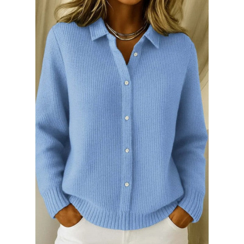 Claire Belmont | Button-Up Knit Cardigan Sweater For Women Long Sleeve