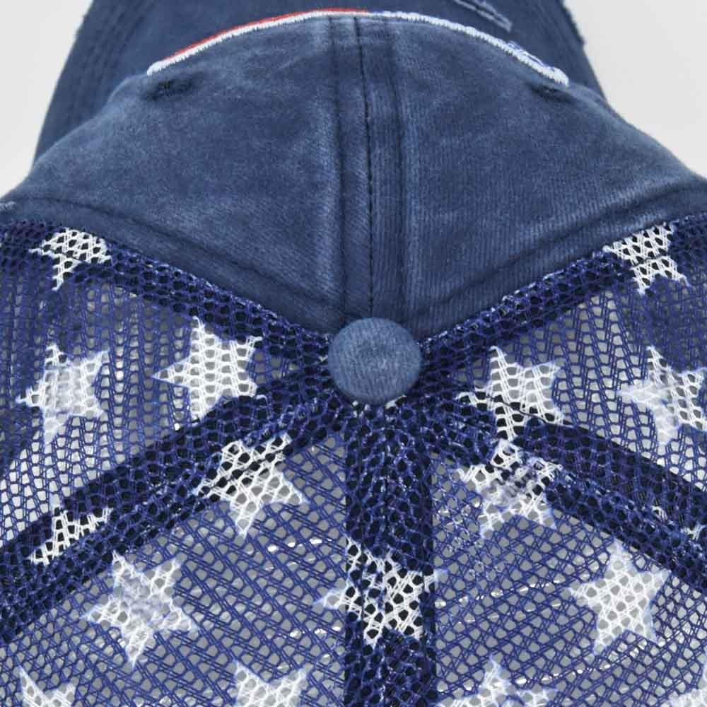 Beatrice Fontaine | Distressed American Flag Veterans Day Baseball Cap Unisex