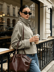 Antonella Ricci | Houndstooth Cropped Jacket For Women