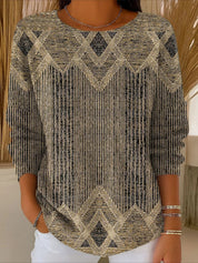 Camille Astwood | Aztec Print Sweater For Women