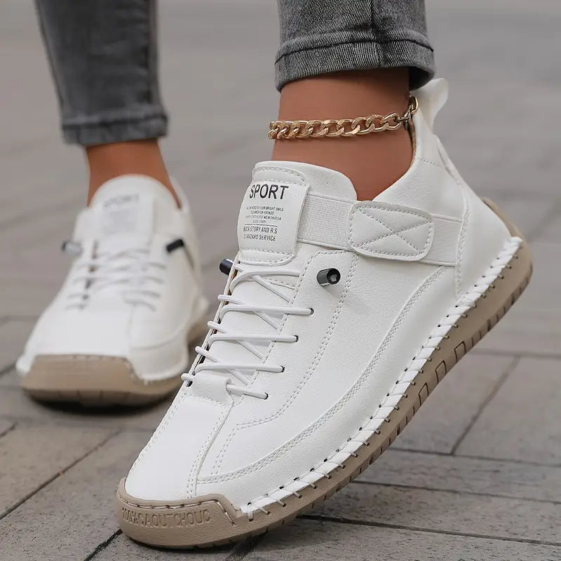 Elara Ravenswood | Orthopedic Sneakers Beige Wide Fit