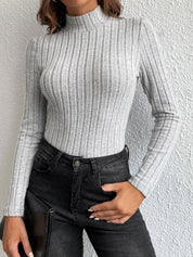 Anaelle Sorbier | Ribbed Half Turtleneck Sweater For Women