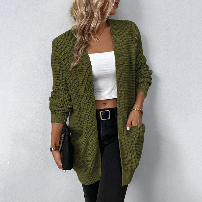 Emmeline Vandenberg | Oversized Knit Pocket Cardigan For Women