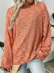 Marisela Thorne | Oversized Round Neck Knit Sweater For Women