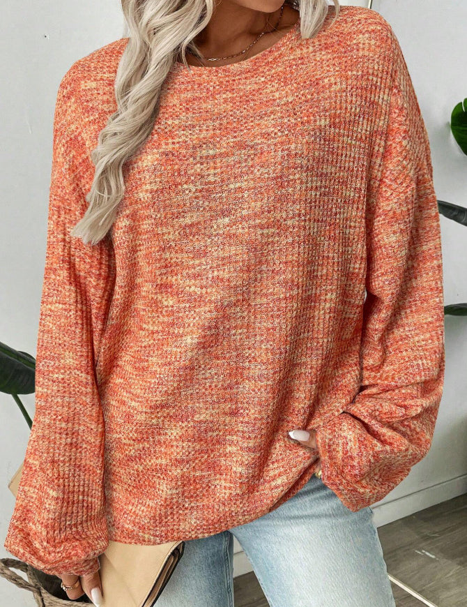 Marisela Thorne | Oversized Round Neck Knit Sweater For Women