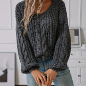 Genevra Ashcombe | Chunky Cable-Knit Sweater For Women