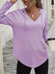 Naomi Verlaine | Relaxed V-Neck Hoodie For Women