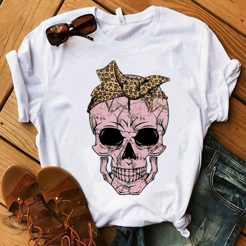Bone Daddy | Crowned Skull Halloween T-Shirt For Women