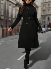 Amandine Cresswell | Double-Breasted Wool Coat For Women
