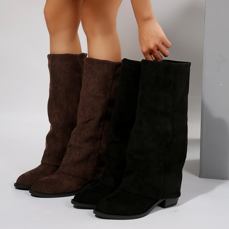Bianca Ferrante | Knee-High Denim Cowboy Boot For Women