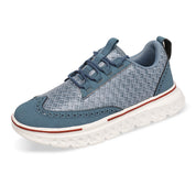 Eli Ostbridge | Woven Leather Lace-Up Sneakers For Men