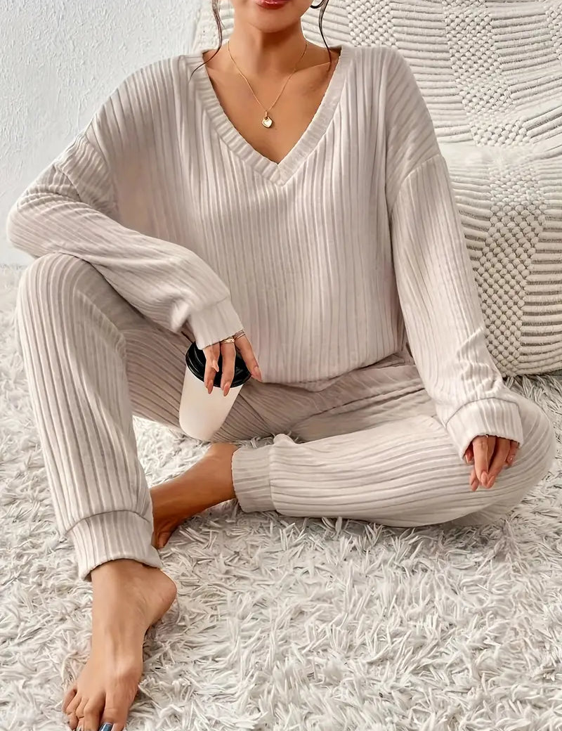Aurélie Bennett | Ribbed Loungewear Set For Women