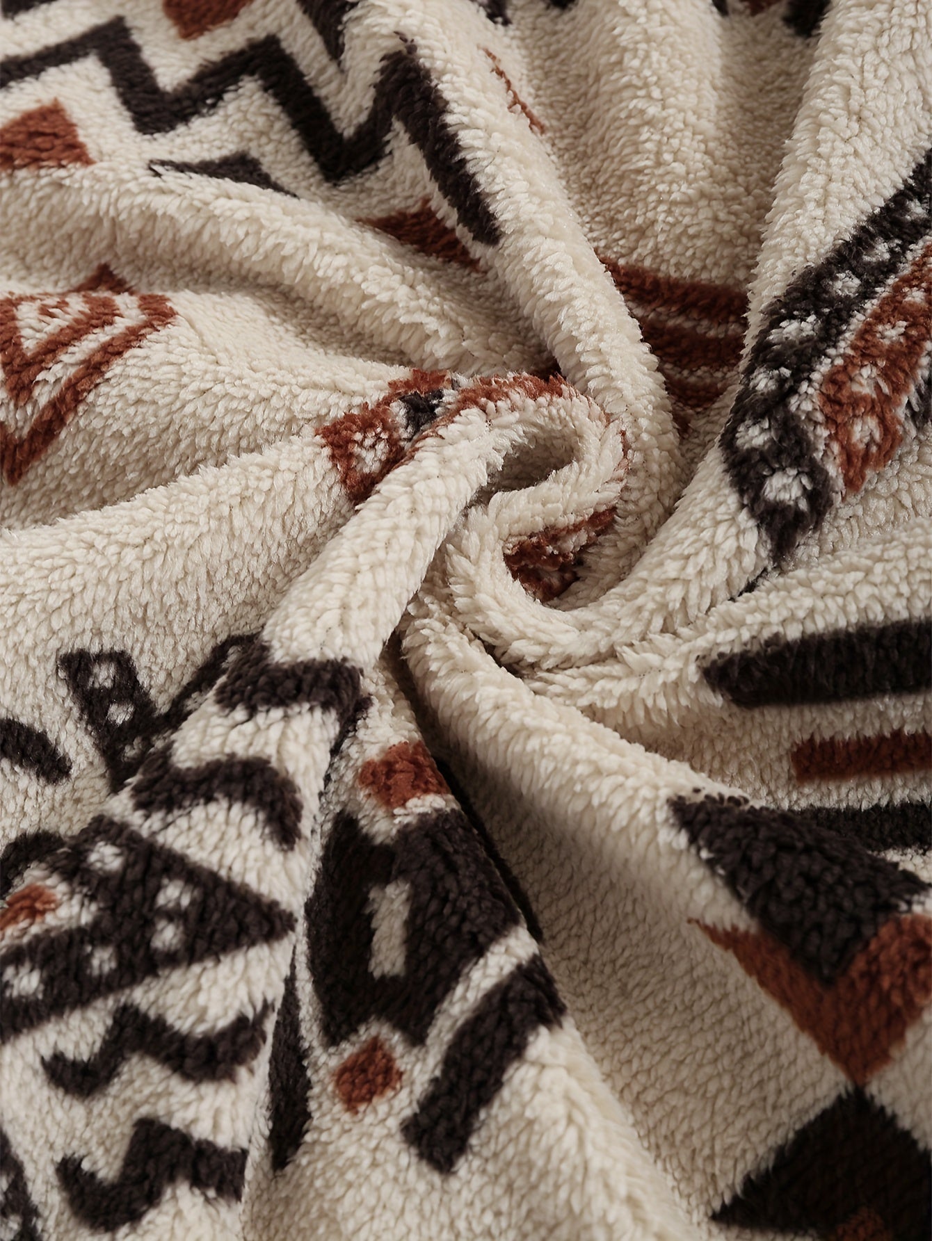 Mathieu Laroche | Patterned Fleece Mens Jacket