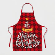 Adrienne Fontclaire | Christmas Snowman Print Kitchen Apron