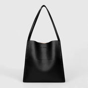Adrienne Voss | Structured Black Faux Leather Handbag