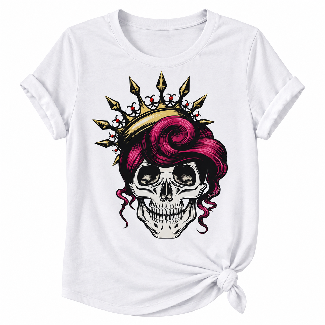 BoneDaddyCrownedSkullHalloweenT-ShirtForWomen-item.png