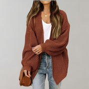 Fabienne Delorme | Relaxed Open-Front Cardigan For Women