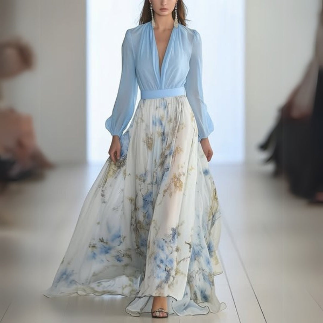 Aurélie Beaumont | Floral Maxi Dress For Women